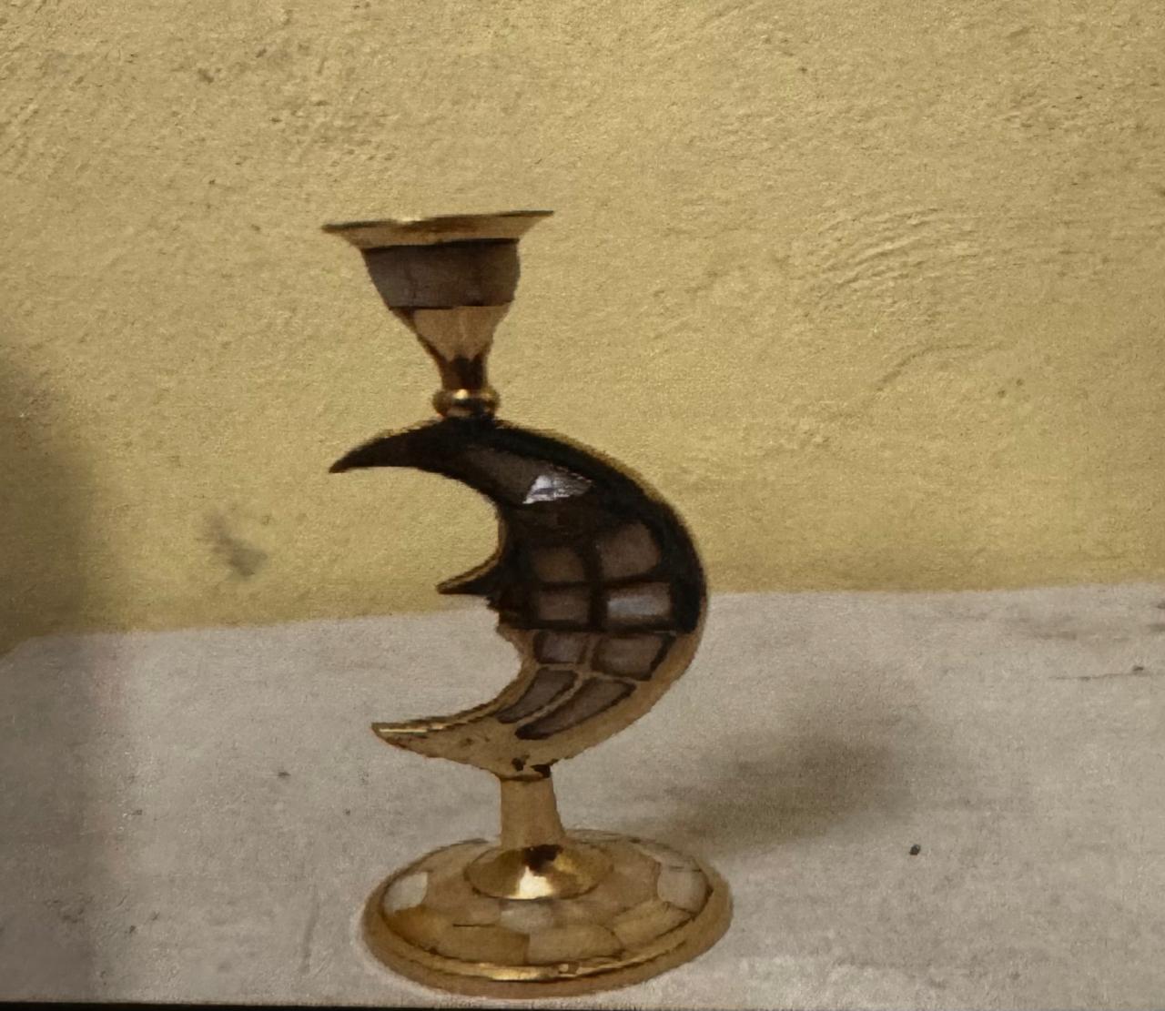 Brass Mop Candle stand